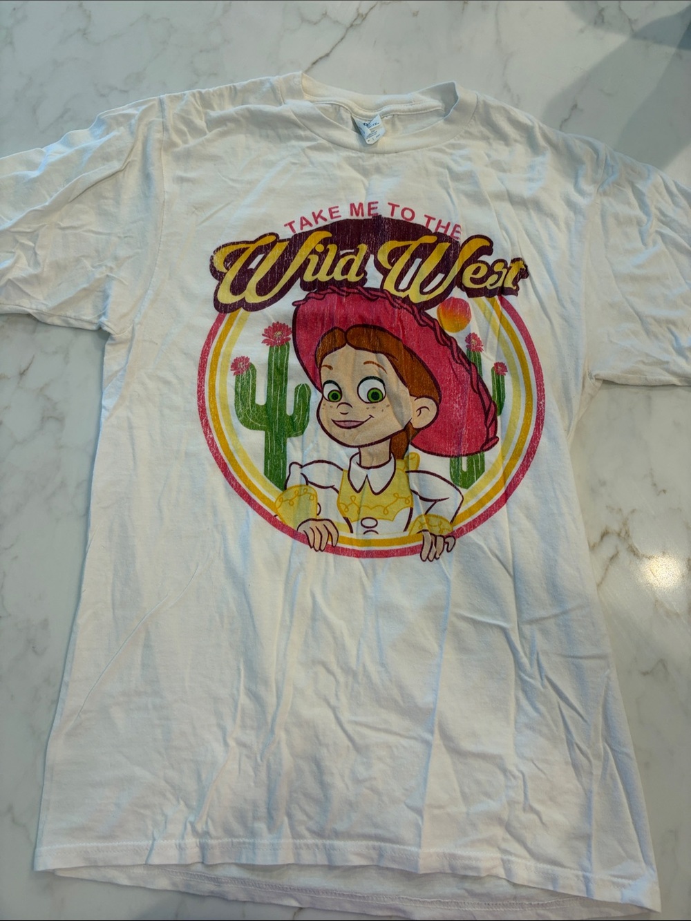 Wild West Jessie Graphic Tee - White